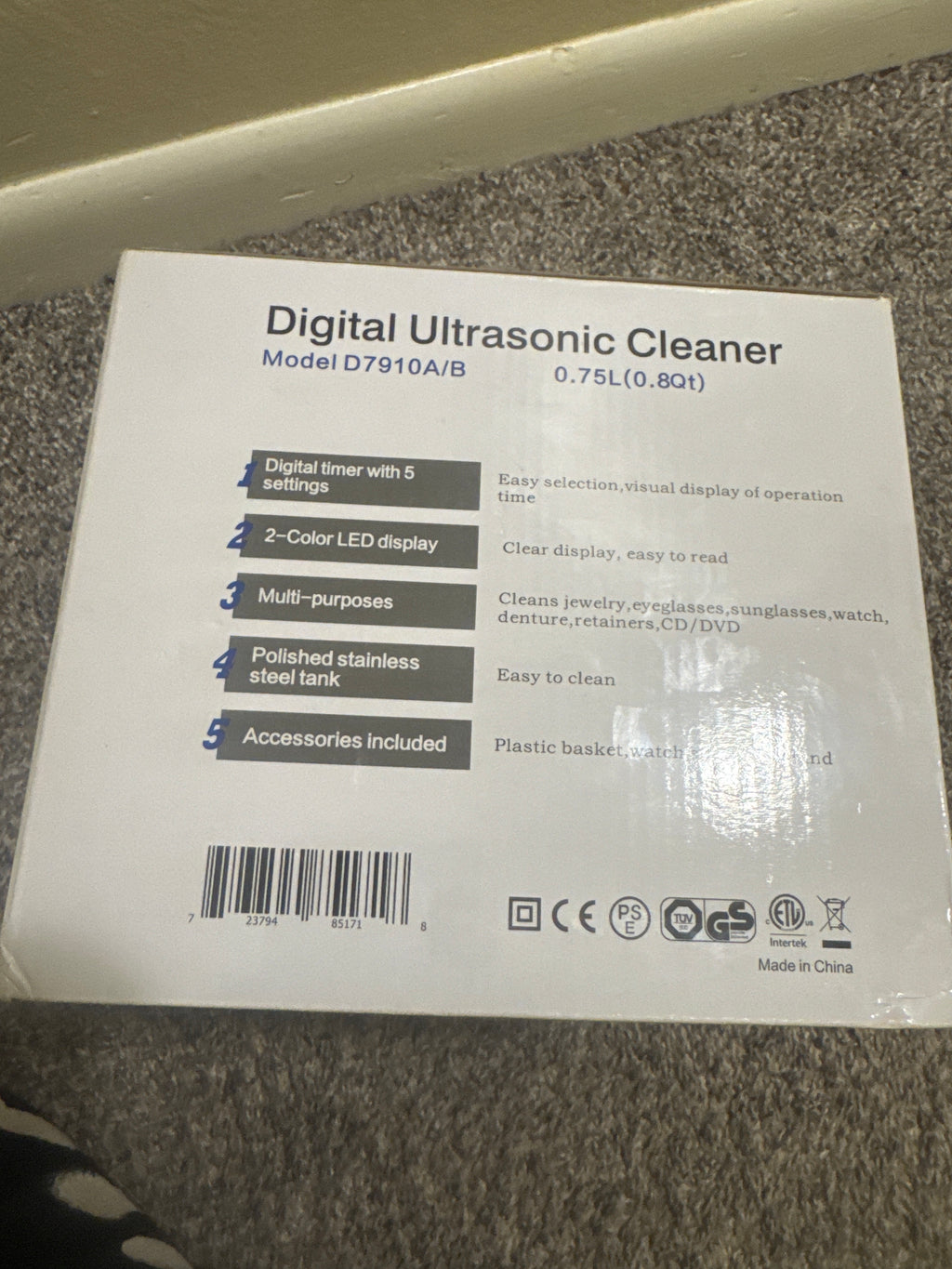 Isonic Digital Ultrasonic Cleaner